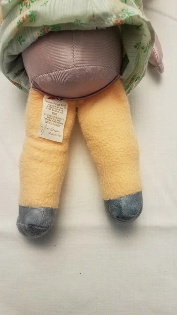 1980 Miss Piggy DressUp Doll Plush Vintage Muppets Fisher Price 890 Garden Party 8