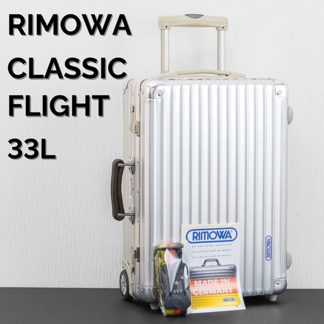 RIMOWA CLASSIC FLIGHT 33L Carry-On 2-Wheel Tsa Belt Included