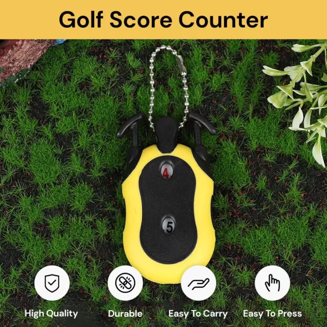 Golf Count Shot Stroke Putt Golf Score Counter Two Digit Scoring Keeper Portable 2