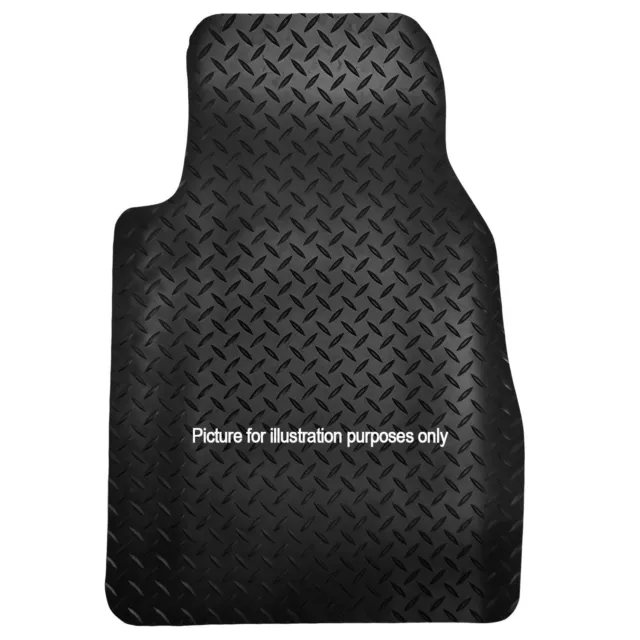 for BMW 3 Series E46 Convertible 98 - 2007 Black Floor Tailored Rubber Car Mats 3