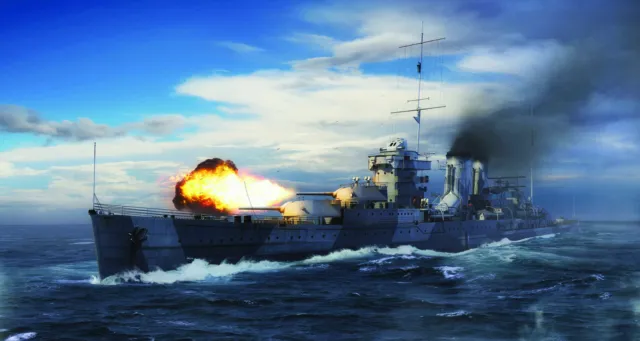 Trumpeter 06745 HMS YORK 1:700 - kit di montaggio