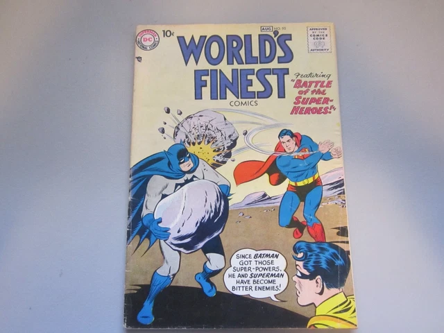 Worlds Finest #95 Comic Book 1958