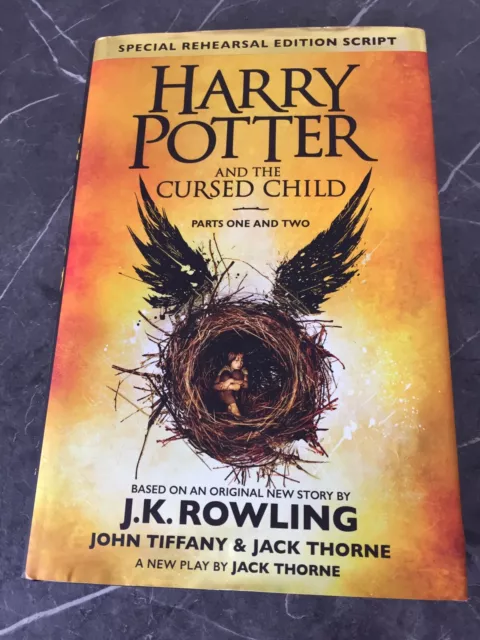 *Harry Potter Cursed Child Part One & Two First Edition Special Rehearsal Script