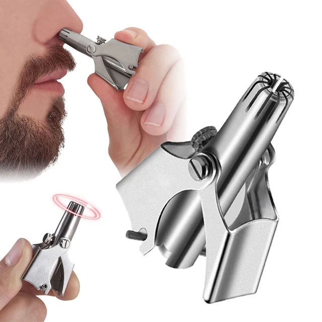 Mens Nose Trimmer Nasal Ear Face Eyebrow Hair Removal Remover Shaver Clipper
