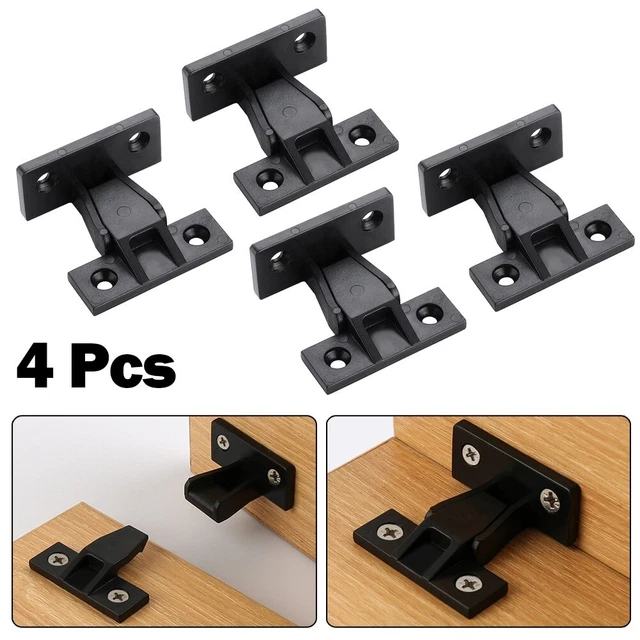Halterung Klammern Küche Langlebig Schwarz Sockel 4 Pack Befestigungselemente
