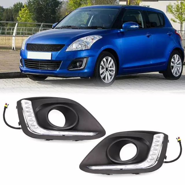 2x LED Tagfahrlicht Tagfahrleuchten Blinker DRL Für Suzuki Swift 2014 2015 2016