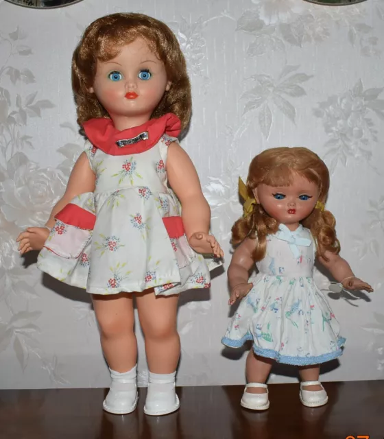 lot 2 poupée bella années 60