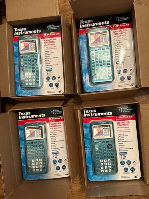 Texas Instruments TI-84 Plus CE Python Color Graphing Calculator - Teal Metallic Texas Instruments TI-84 Plus CE Python Color Graphing Calculator - Teal Metallic
