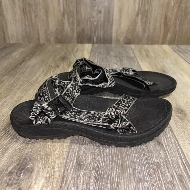 TEVA HURRICANE HIKING Sport Sandals Men’s US Size 7 6575 Black Grey ...