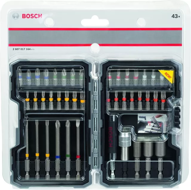 Bosch Professional 2607017164 Schrauber-Bit-Set Elektrowerkzeug 43-teilig 3