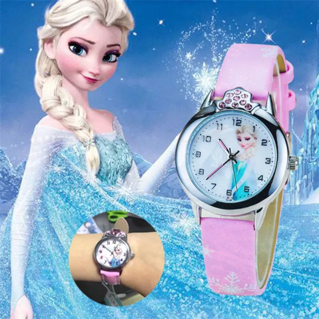 Orologio per Bimba Elsa Frozen Disney al Quarzo da Polso diversi Colori