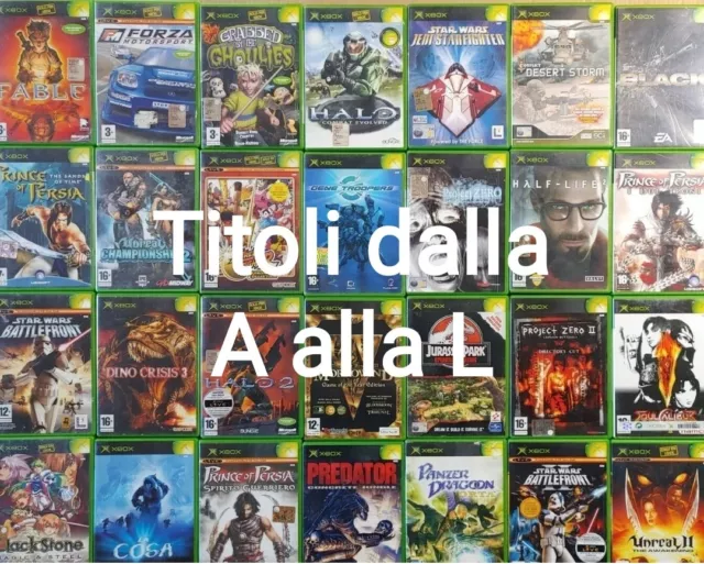 Collezione Videogiochi Parte 1 di 2 ( A a L ) per MICROSOFT XBOX