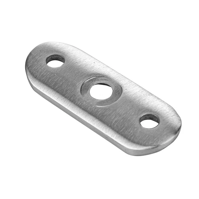 Acier Inox Plaquette Support V2A Taillé Plaque de Plat, Ø 33,7/42,4/48,3 MM