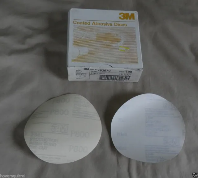 3M 255L Stikit Fre-Cut Sandpaper, P800 grade, 5", 83679, 100 discs  hs