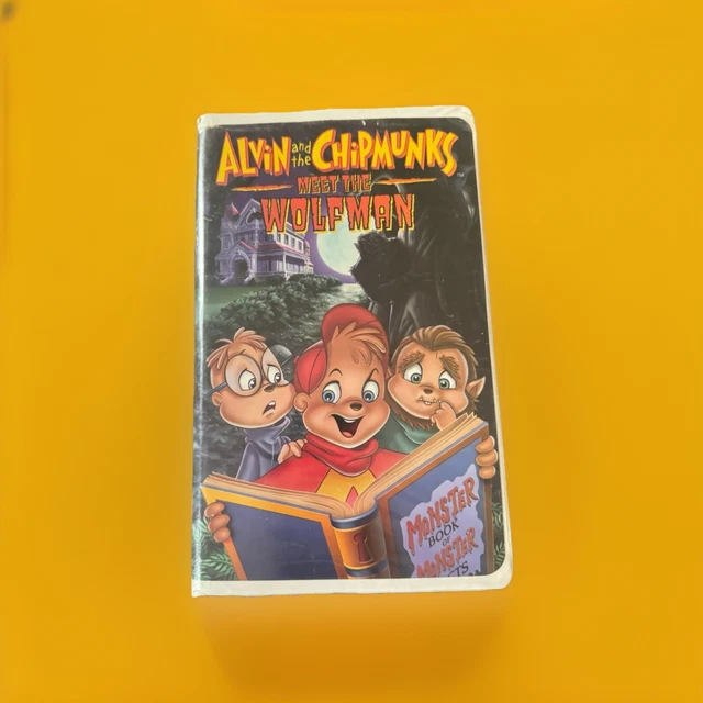 ALVIN AND THE Chipmunks: Meet The Wolfman 2000 VHS Clamshell Edition ...