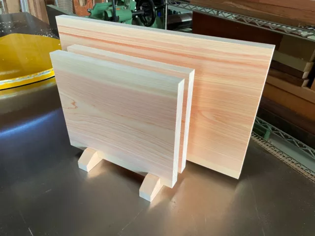 CUSTOM ORDER 3×Japanese cypress HINOKI wooden cutting board.