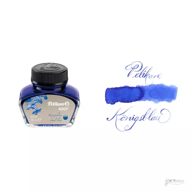 Pelikan 30 ml Bottle 4001 Fountain Pen Ink, Royal Blue