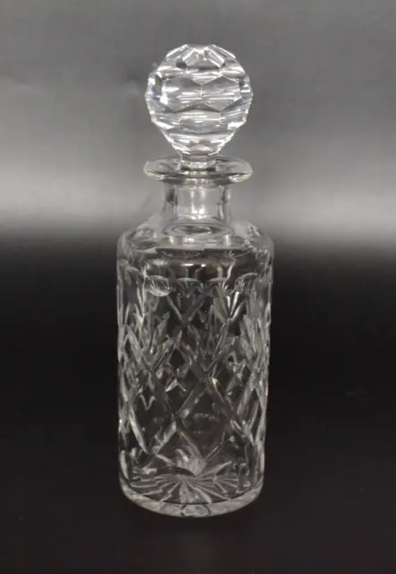 Vintage Crystal Cut Glass Decanter 1.5kg Stunning Great Retro Condition Bar Ware