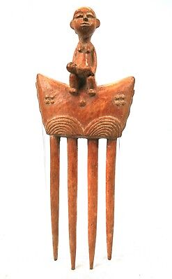 Art African tribal - Beautiful Comb Baoulé Maternity - Billiards Ball - 25 CMS