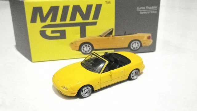 Modellino Auto 1/64 Mazda MX-5 Miata NA – Eunos Roadster Verde – Toy's Cabin, Usato