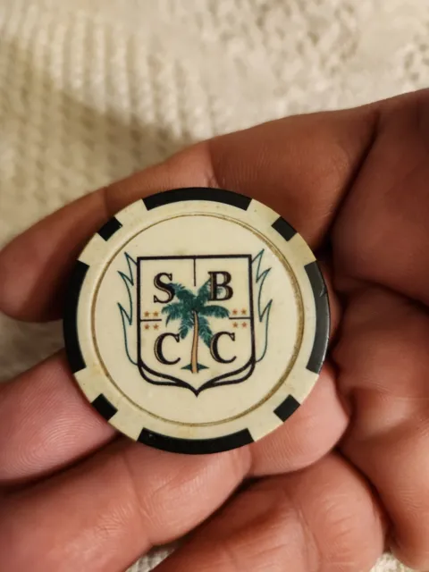 SBCC Sara Bay Country Club Donald Ross Poker Chip Sarasota FL