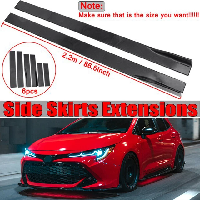 Fit 2014-2019 Toyota Corolla TRD PRO Style JDM Side Body Skirts