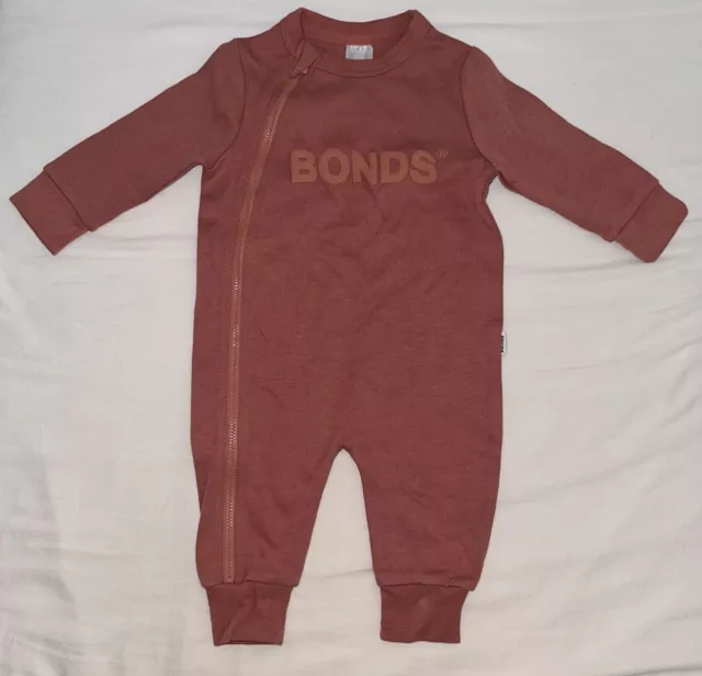 Bonds Tech Sweats Zip Wondersuit - Size 00 - NWOT