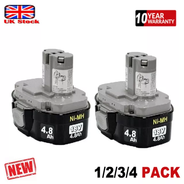 2X 4800mAh Battery for Makita PA18 1822 1823 1834 1835 8391D 18V Cordless Drill!