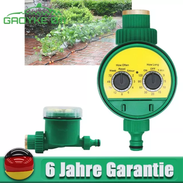 Garten Automatische Bewässerungscomputer Zeitschaltuhr Wasser Wasserhahn Timer