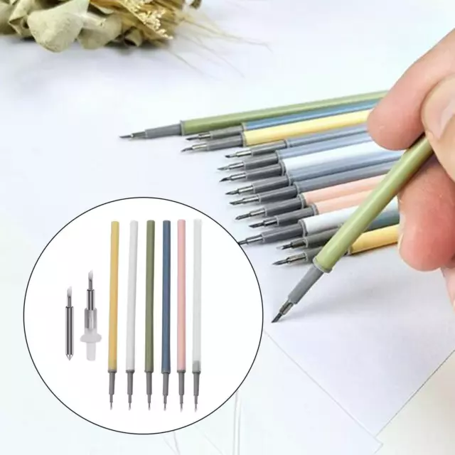 6 piezas cortador de papel portátil lápiz Refill Hobby para precisión