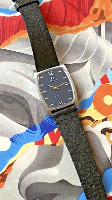 Montre Vintage Titus 316L Femme - Dateur Mensuel & 24h - Années 70 - État Parfait