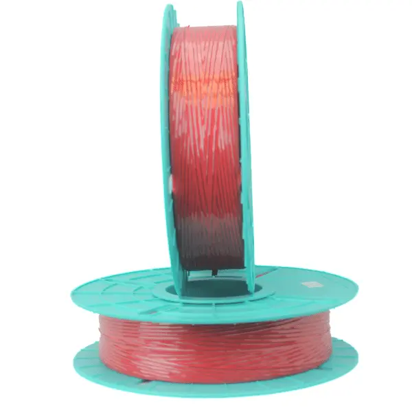 Tach-it 03-2500 Red 5/32" Paper/Plastic Twist Tie Ribbon (2500 ft.) (10 Rolls)