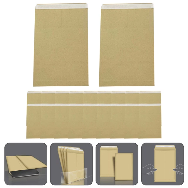 20 pz carte e buste 10 x 13 poli-mailer busta regalo vuota