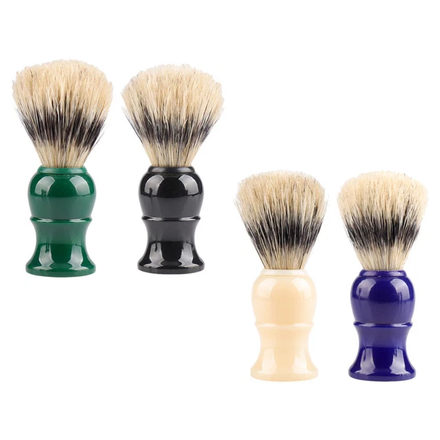 4 Pcs Beard Hair Brush Mustache Brush Foam Shaving Brush Beard Durag Men Comb