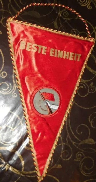 DDR Wimpel  NVA   Beste Einheit