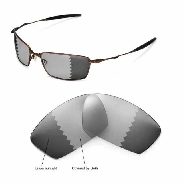 New Walleva Polarized Transition/Photochromic Lenses For Oakley Square Whisker