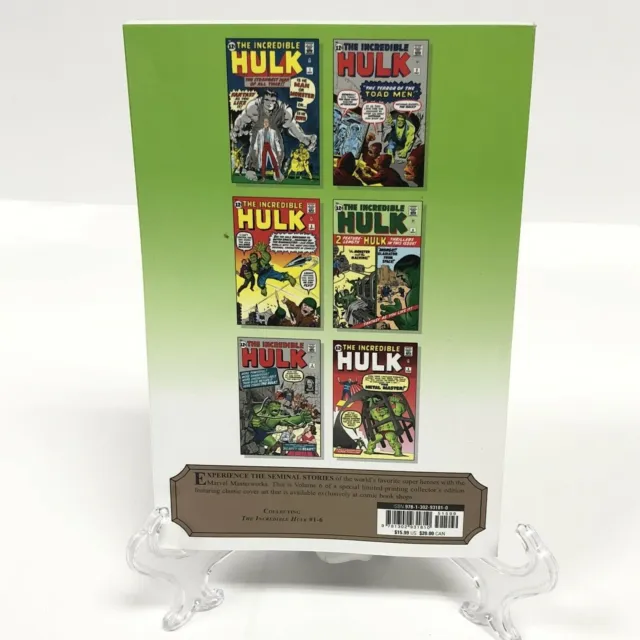 Mighty Marvel Masterworks Incredible Hulk GN Vol 1 DM Variant New GN TPB 6"X9" 2