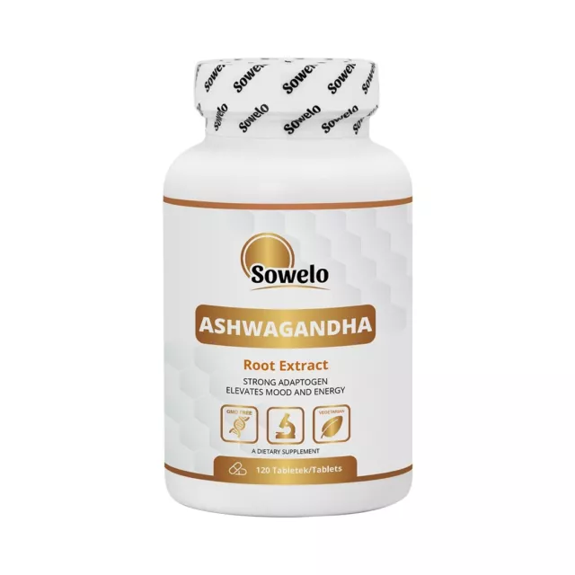 Sowelo Ashwagandha Extrait De Racine Haute Concentration Comprimes