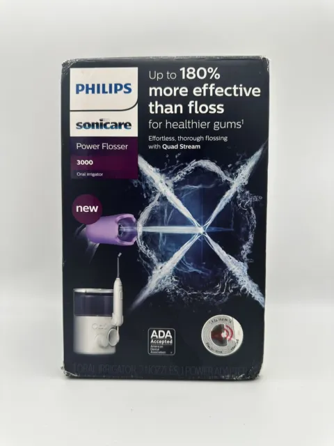 Riego oral Philips Sonicare Power Flosser serie 3000 - caja dañada