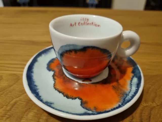 A Rare Illy Art Collection  Espresso Cup & Saucer 2011 Francesco Clemente