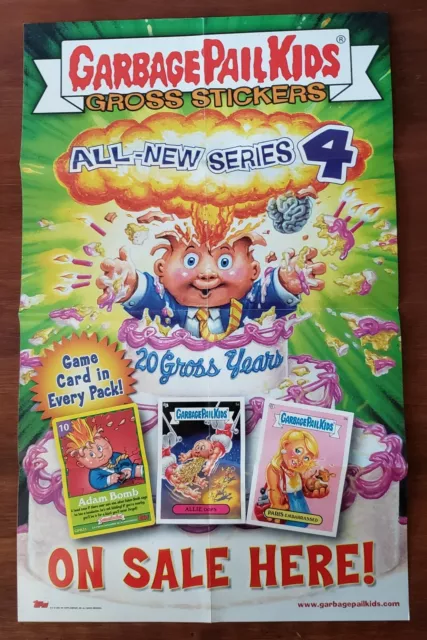Garbage Pail Kids Ans4 2005 All-New Series 4 Window Poster Ad Promo Box Topper