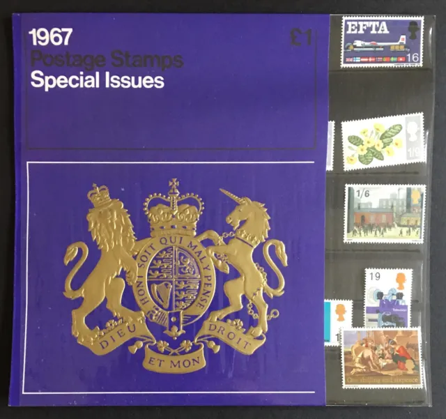 GB QEII 1967 Postage Stamp Special Issues Presentation Pack MNH