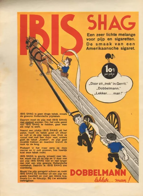 Reclame Voor Ibis Shag 01 - Kees Meys/Weekblad Panorama 1935