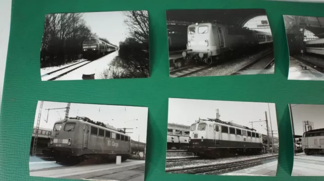 20 Fotos von Lokomotive Loks Züge Eisenbahn Schwarz Weiß Raum Oldenburg K-1153 2