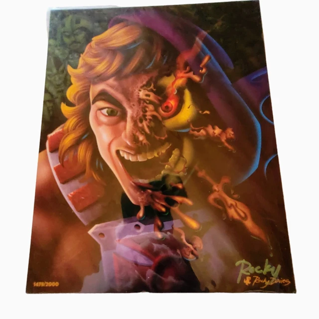 He-Man Skeletor BAM BOX Signed Art Print 8x10  1478/2000 Rocky Davies