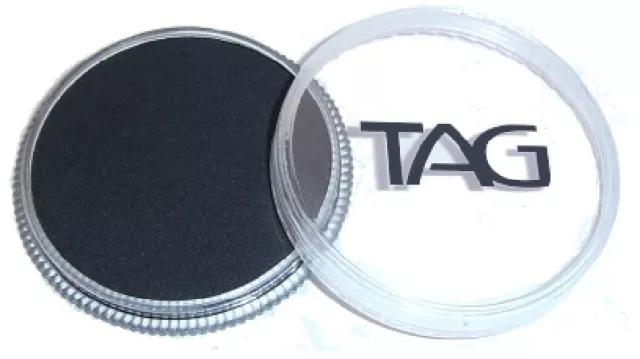 TAG Body Art 32g Pot Regular Black Professional Face and Body Paint - Make up