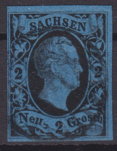 === AD Sachsen Mi. 7 gest., Kat. 70€ ===