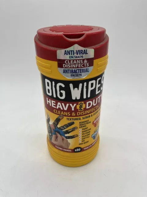 Big Wipes 2427 4 x 4-inch Heavy Duty Cleaning Wipes (Pack of 240