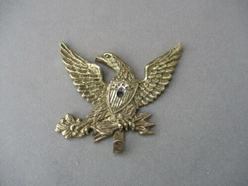 Vintage James Papalia Original Brass American Eagle Wall Hook Circa 1968 Ornate