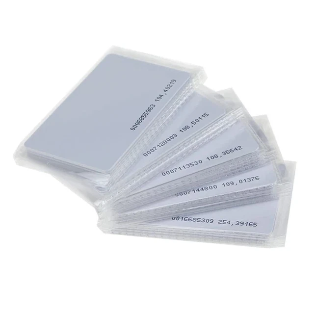 200pcs 125KHz Access Control Card Proximity EM4100 ID Smart Keycard for Door